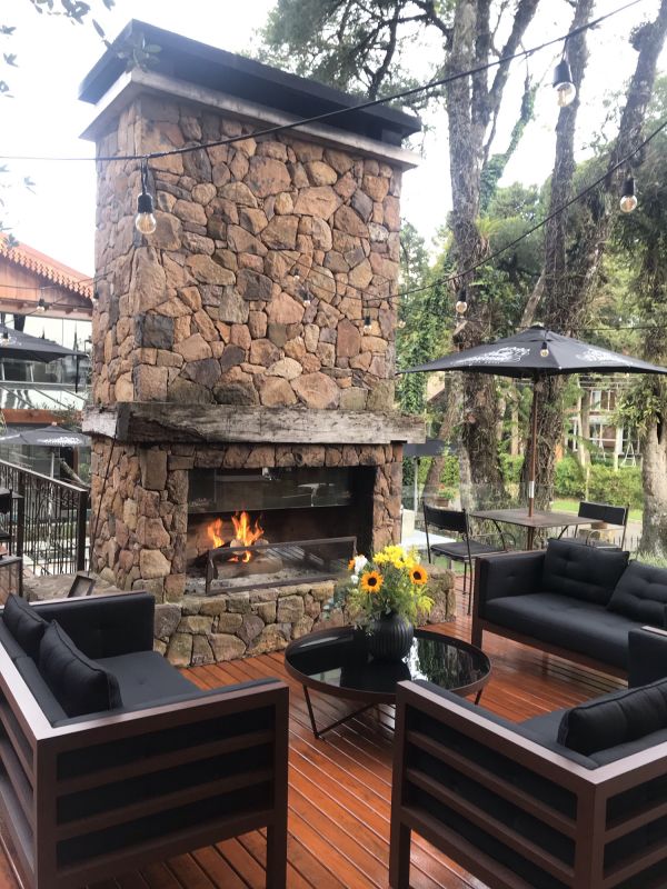 Outdoor Fireplace Masonry
