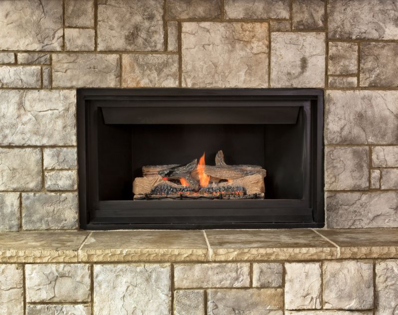 Stone Fireplace Installation